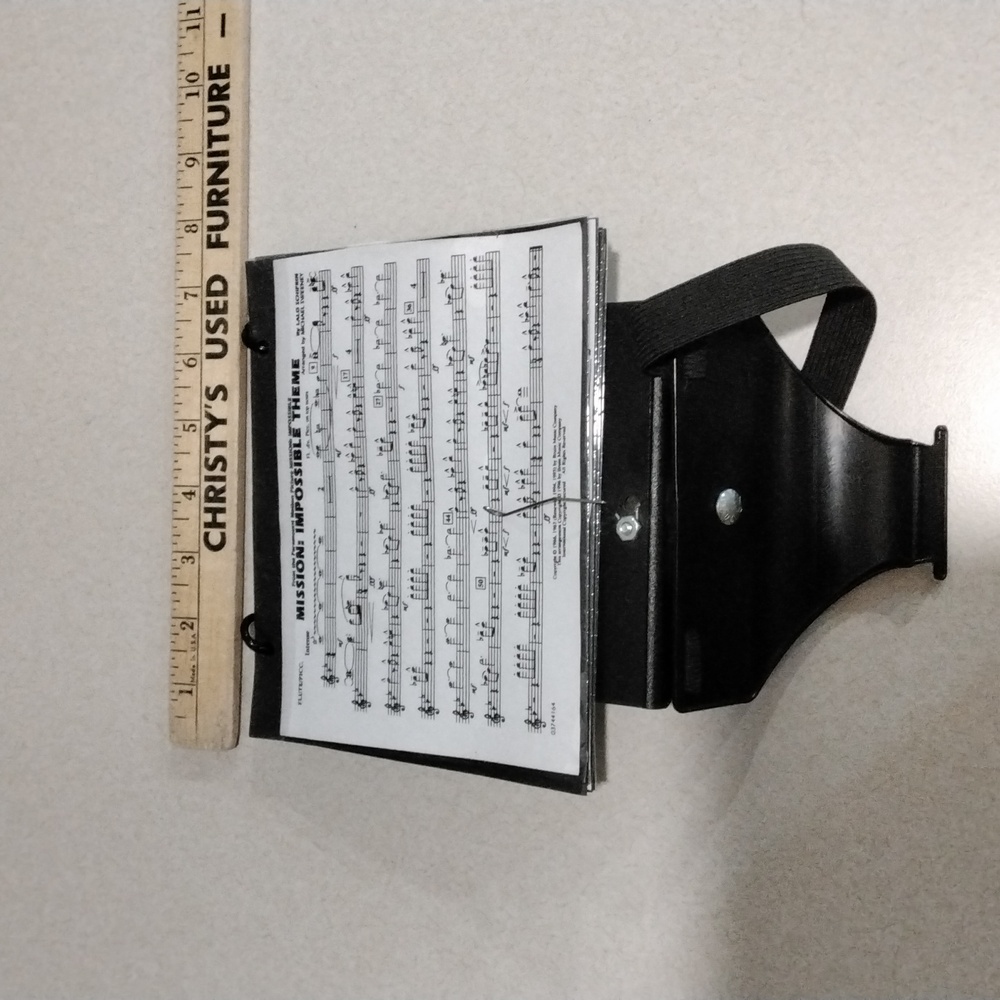 Marching Band Music Sheet Holder